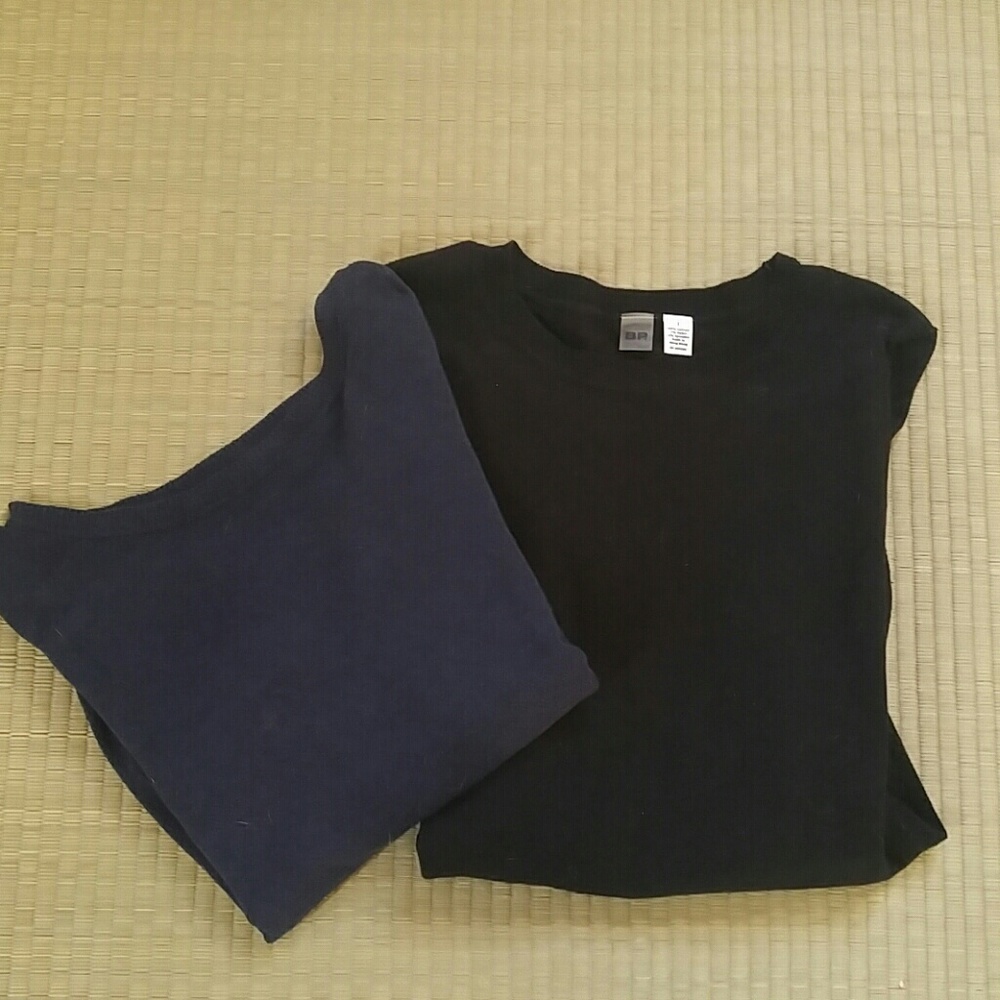 Bundel 2 pullover sweaters black and blue sz large